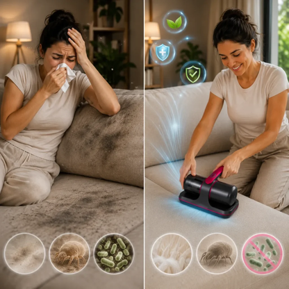 Aspiradora Inalámbrica Anti Acaros UV